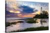 Tallahassee, Florida - St. Marks Lighthouse-Lantern Press-Stretched Canvas