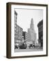 Tallest Building in Borough of Brooklyn, Looming in the Background-Ed Clark-Framed Photographic Print