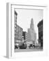 Tallest Building in Borough of Brooklyn, Looming in the Background-Ed Clark-Framed Photographic Print