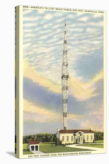 Tallest Radio Tower, Nashville, Tennessee-null-Stretched Canvas