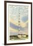 Tallest Radio Tower, Nashville, Tennessee-null-Framed Art Print