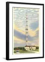 Tallest Radio Tower, Nashville, Tennessee-null-Framed Art Print