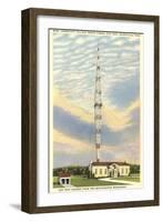 Tallest Radio Tower, Nashville, Tennessee-null-Framed Art Print