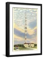 Tallest Radio Tower, Nashville, Tennessee-null-Framed Art Print