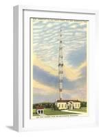 Tallest Radio Tower, Nashville, Tennessee-null-Framed Art Print