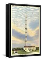 Tallest Radio Tower, Nashville, Tennessee-null-Framed Stretched Canvas