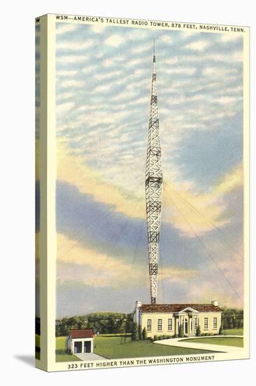Tallest Radio Tower, Nashville, Tennessee-null-Stretched Canvas