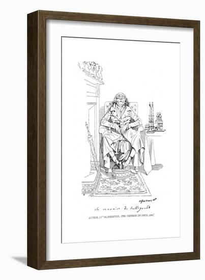 Talleyrand in Repose-Daniel Maclise-Framed Giclee Print