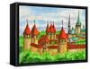 Tallinn, Painting-Iva Afonskaya-Framed Stretched Canvas