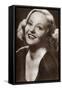 Tallulah Bankhead, American Actress, Talk-Show Host and Bonne Vivante, 1933-null-Framed Stretched Canvas