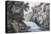 Tallulah Falls, Georgia-Currier & Ives-Stretched Canvas