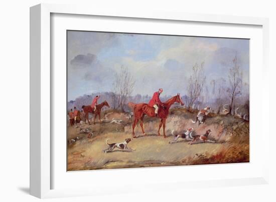 Tally Ho! Samuel Henry Alken (1810-1894), Aka Henry Alken, Jun-Carl Frederic Aagaard-Framed Giclee Print