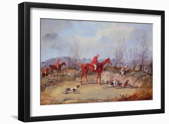 Tally Ho! Samuel Henry Alken (1810-1894), Aka Henry Alken, Jun-Carl Frederic Aagaard-Framed Giclee Print