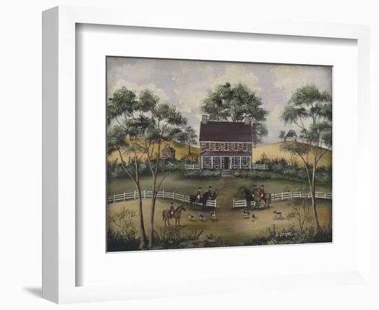 Tally Ho-Barbara Jeffords-Framed Art Print