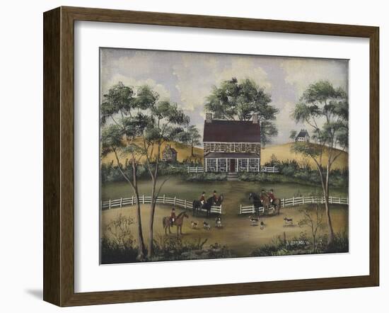 Tally Ho-Barbara Jeffords-Framed Art Print