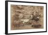 Tallyho Coaching. Sioux City Party Coaching at the Great Hot Springs of Dakota-John C.H. Grabill-Framed Art Print