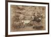 Tallyho Coaching. Sioux City Party Coaching at the Great Hot Springs of Dakota-John C.H. Grabill-Framed Premium Giclee Print