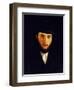 Talmudic Scholar-Isidor Kaufmann-Framed Art Print