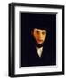 Talmudic Scholar-Isidor Kaufmann-Framed Art Print