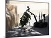 Talon Remote-controlled Robot Investigates An Improvised Explosive Device-Stocktrek Images-Mounted Photographic Print