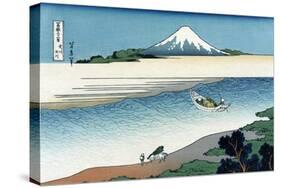 Tama River in Musashi Province-Katsushika Hokusai-Stretched Canvas