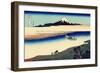 Tama River in the Musashi Province, c.1830-Katsushika Hokusai-Framed Giclee Print