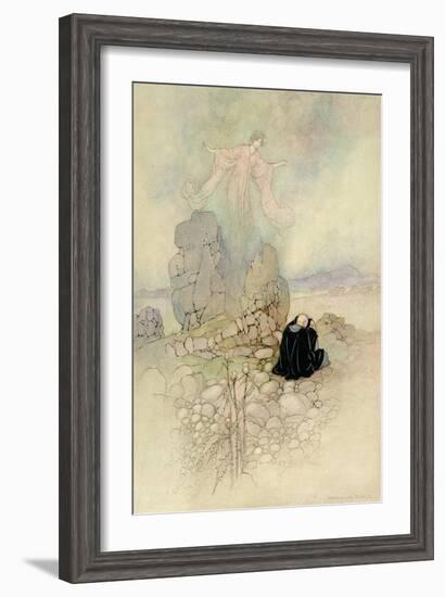 Tamamo, the Fox Maiden, 1910-Warwick Goble-Framed Giclee Print