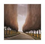 Forest Road II-Taman Van Scoy-Mounted Giclee Print