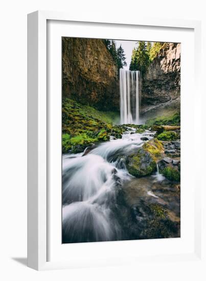 Tamanawas Falls, Mount Hood Wilderness, Oregon-Vincent James-Framed Photographic Print