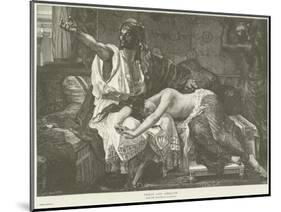 Tamar and Absalom-Alexandre Cabanel-Mounted Giclee Print