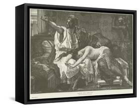 Tamar and Absalom-Alexandre Cabanel-Framed Stretched Canvas