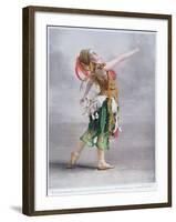 Tamar Karsavina as L'Oiseau De Feu in the Russian Ballet, 1911-null-Framed Giclee Print