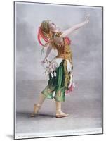 Tamar Karsavina as L'Oiseau De Feu in the Russian Ballet, 1911-null-Mounted Giclee Print