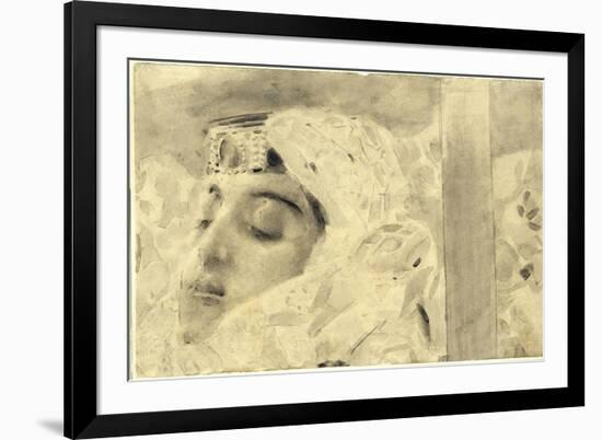 Tamara and Demon, 1890-1891-Mikhail Alexandrovich Vrubel-Framed Giclee Print