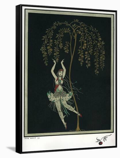 Tamara Karsavina in the Ballet the Firebird-George Barbier-Framed Stretched Canvas