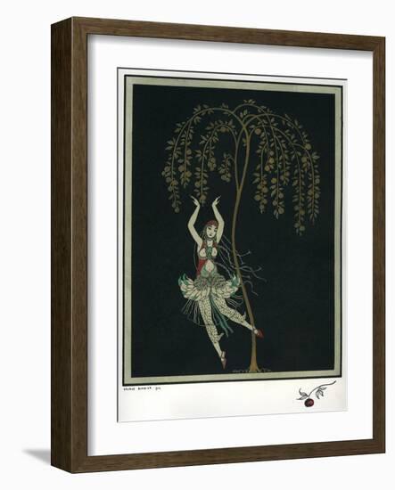 Tamara Karsavina in the Ballet the Firebird-George Barbier-Framed Giclee Print