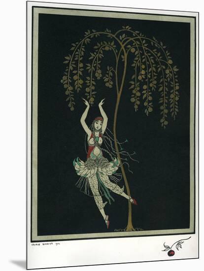 Tamara Karsavina in the Ballet the Firebird-George Barbier-Mounted Giclee Print