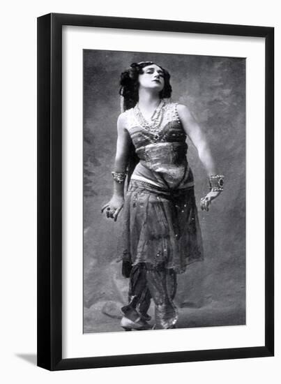 Tamara Karsavina, Russian Ballerina, 1911-null-Framed Giclee Print
