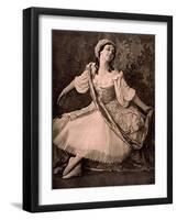 Tamara Karsavina, Russian Ballerina, in Nikolai Tcherepnin's Ballet Le Pavillon D'Armide, 1913-null-Framed Giclee Print