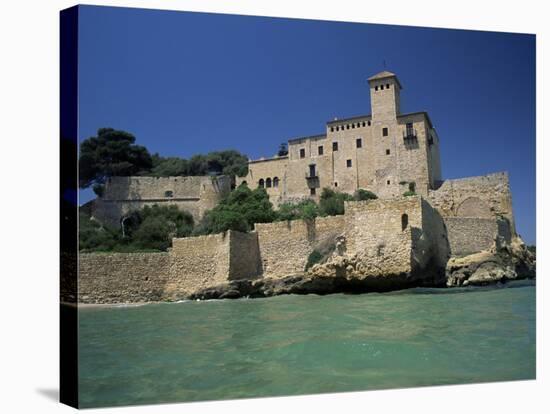 Tamarit Castle, Tarragona, Costa Dorada (Costa Daurada), Catalonia, Spain, Mediterranean-Ruth Tomlinson-Stretched Canvas