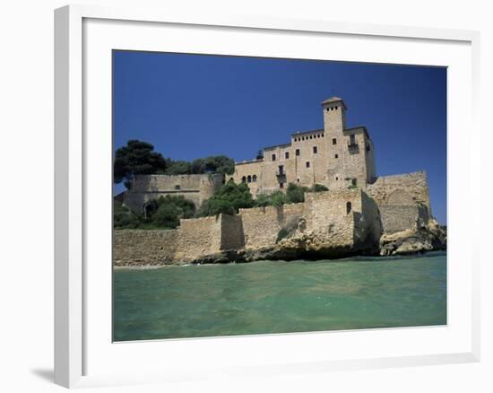 Tamarit Castle, Tarragona, Costa Dorada (Costa Daurada), Catalonia, Spain, Mediterranean-Ruth Tomlinson-Framed Photographic Print