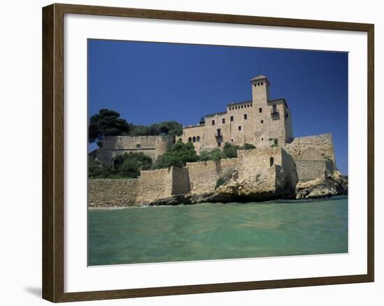 Tamarit Castle, Tarragona, Costa Dorada (Costa Daurada), Catalonia, Spain, Mediterranean-Ruth Tomlinson-Framed Photographic Print