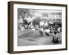 Tamasese Distributing Arms, Apia, Samoa, 1899-null-Framed Giclee Print