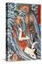 Tamatori Being Pursued by a Dragon-Kuniyoshi Utagawa-Stretched Canvas