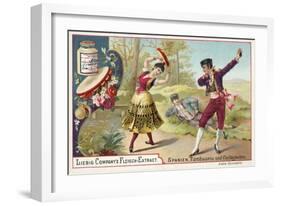 Tambourine and Castanets, Spain-null-Framed Giclee Print