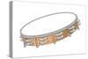 Tambourine, Percussion, Musical Instrument-Encyclopaedia Britannica-Stretched Canvas