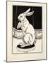 Tame Hares, from A Hundred Anecdotes of Animals, Pub. 1924 (Engraving)-Percy James Billinghurst-Mounted Giclee Print