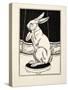 Tame Hares, from A Hundred Anecdotes of Animals, Pub. 1924 (Engraving)-Percy James Billinghurst-Stretched Canvas