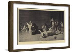 Tamed by Cupid-Jean Leon Gerome-Framed Giclee Print