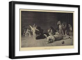 Tamed by Cupid-Jean Leon Gerome-Framed Premium Giclee Print